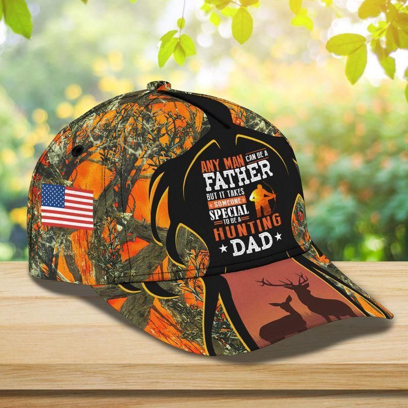 Hunting Dad Classic Cap Baseball Cap For Hunting Lovers Trucker Hats Custom Hats Gifts For Men & Women
