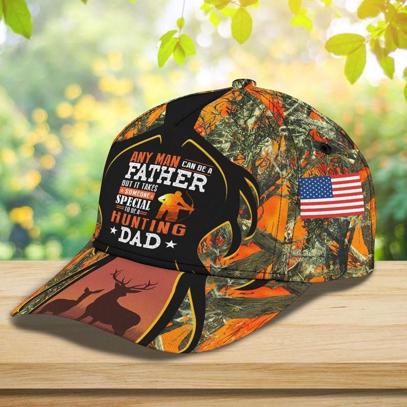 Hunting Dad Classic Cap Baseball Cap For Hunting Lovers Trucker Hats Custom Hats Gifts For Men & Women