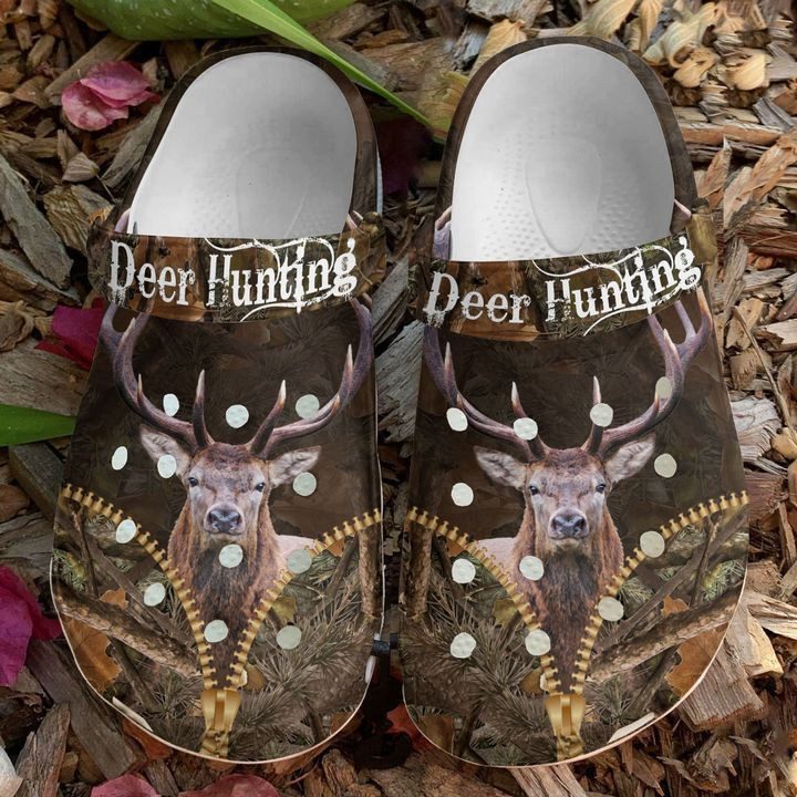 Hunting Deer Classic Clogs Shoes