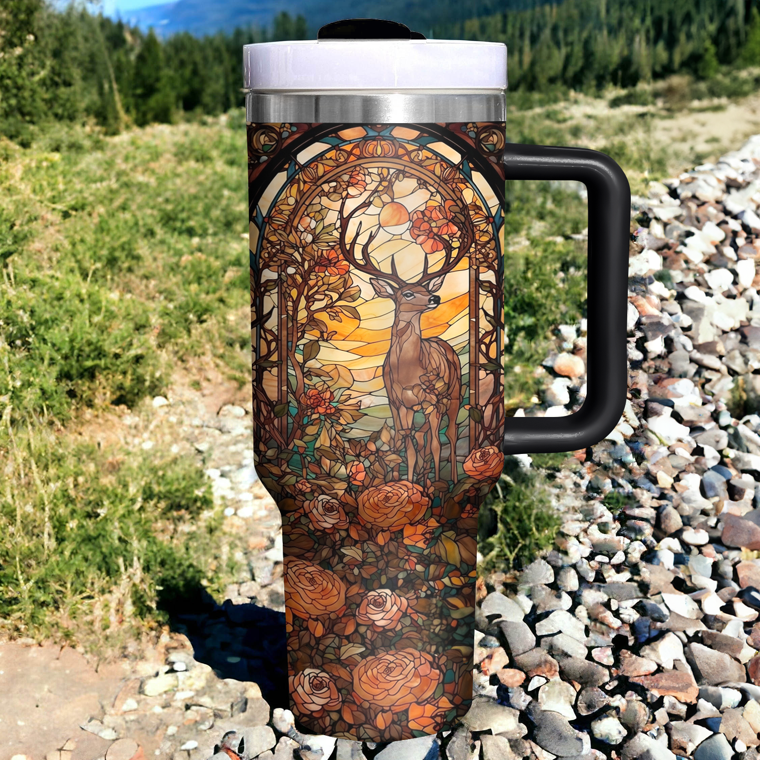 Hunting Deer Custom Stanley Cup 40 oz 30 oz Tumbler With HandleTVC2301729