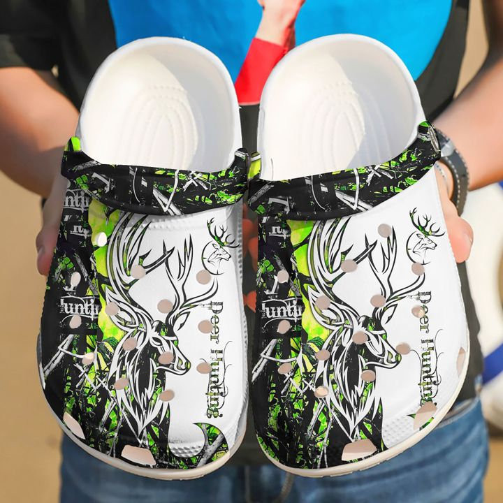 Hunting Deer Gift For Fan Classic Water Rubber clog Shoes Comfy Footwear