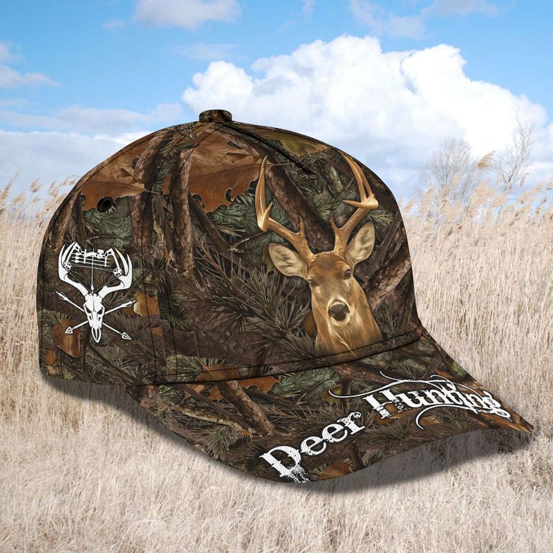Hunting Deer Wild Forest Trucker Hats Custom Hats Gifts For Men & Women