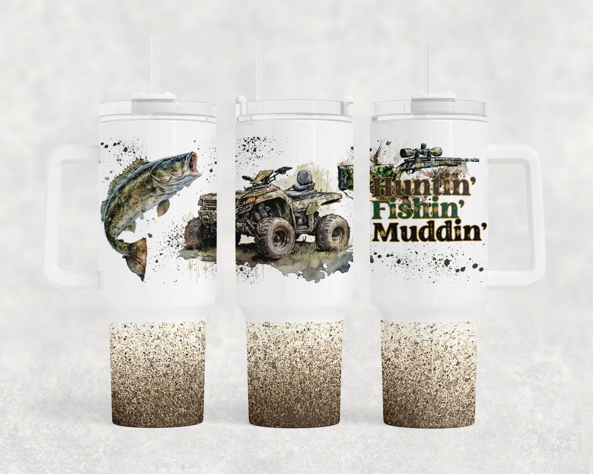 Hunting Fishing Mudding Custom Stanley Cup 40 oz 30 oz Tumbler With HandleTVC2301164