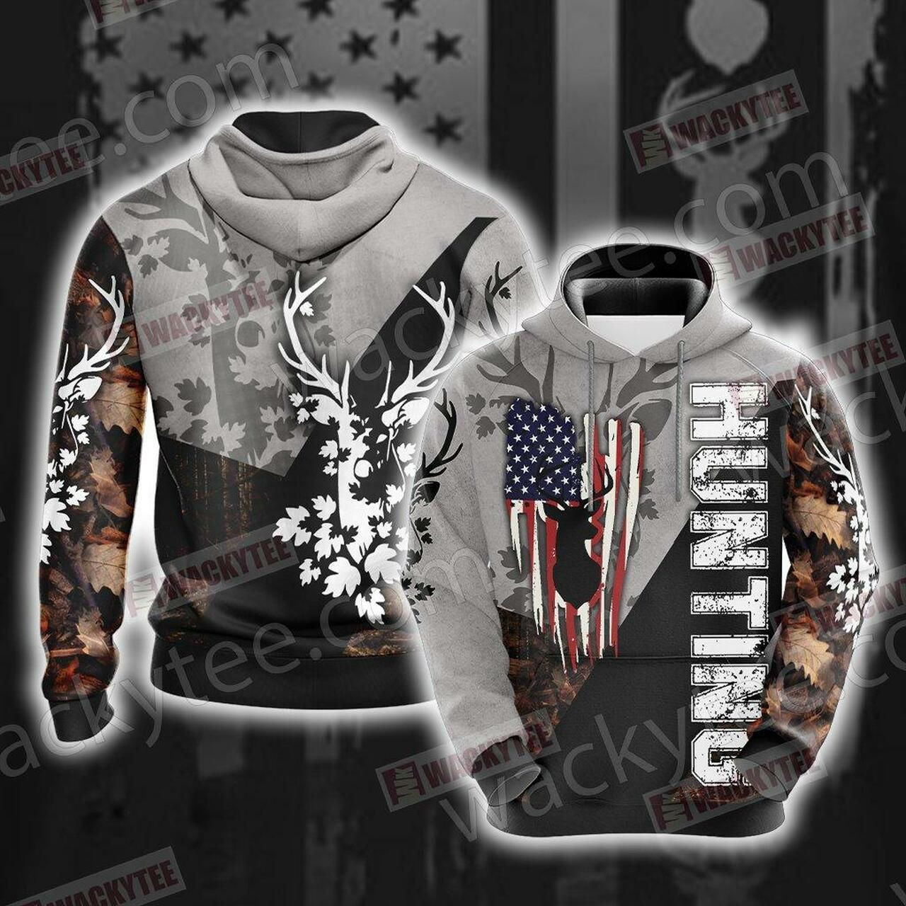 Hunting New Look Unisex 3D All Over Print Hoodie, Zip Hoodie