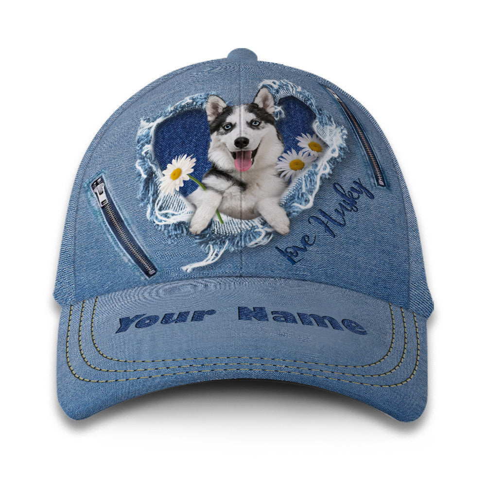 Husky Jean Customized Hat Classic Cap Trucker Hats Custom Hats Gifts For Men & Women