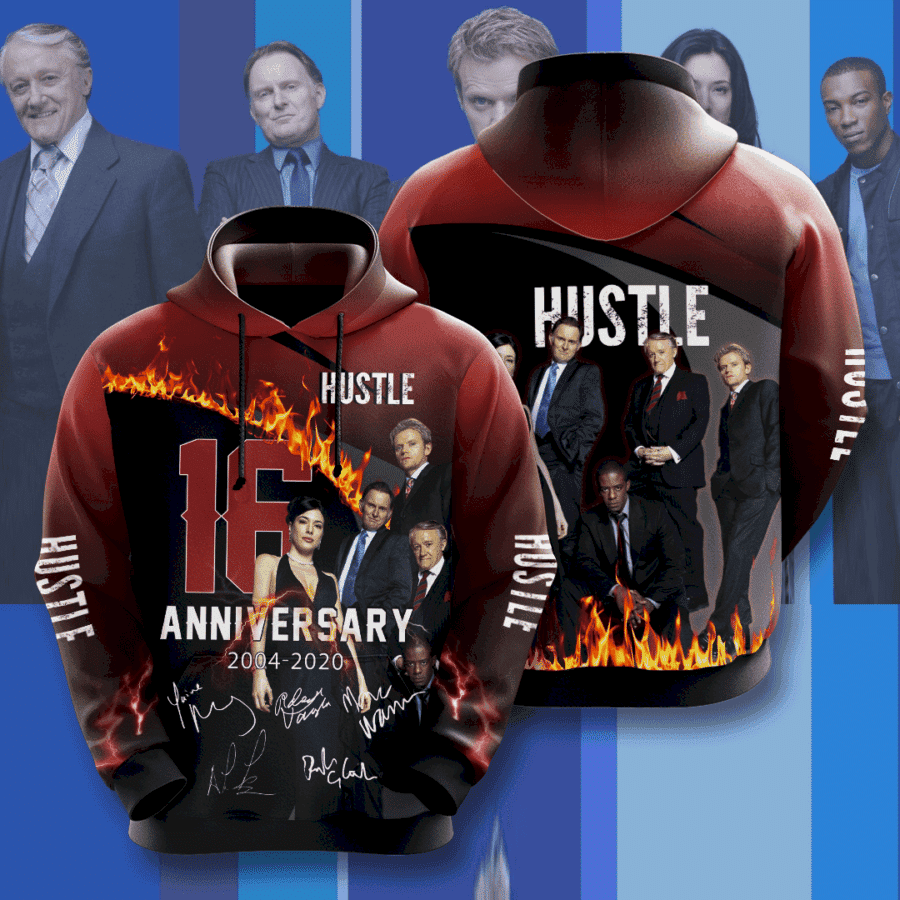 Hustle 3D All Over Print Hoodie, Zip Hoodie