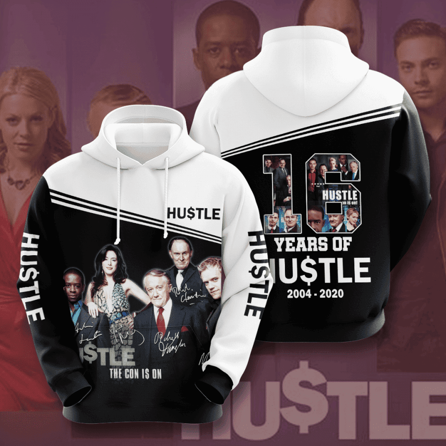 Hustle 3D All Over Print Hoodie, Zip Hoodie