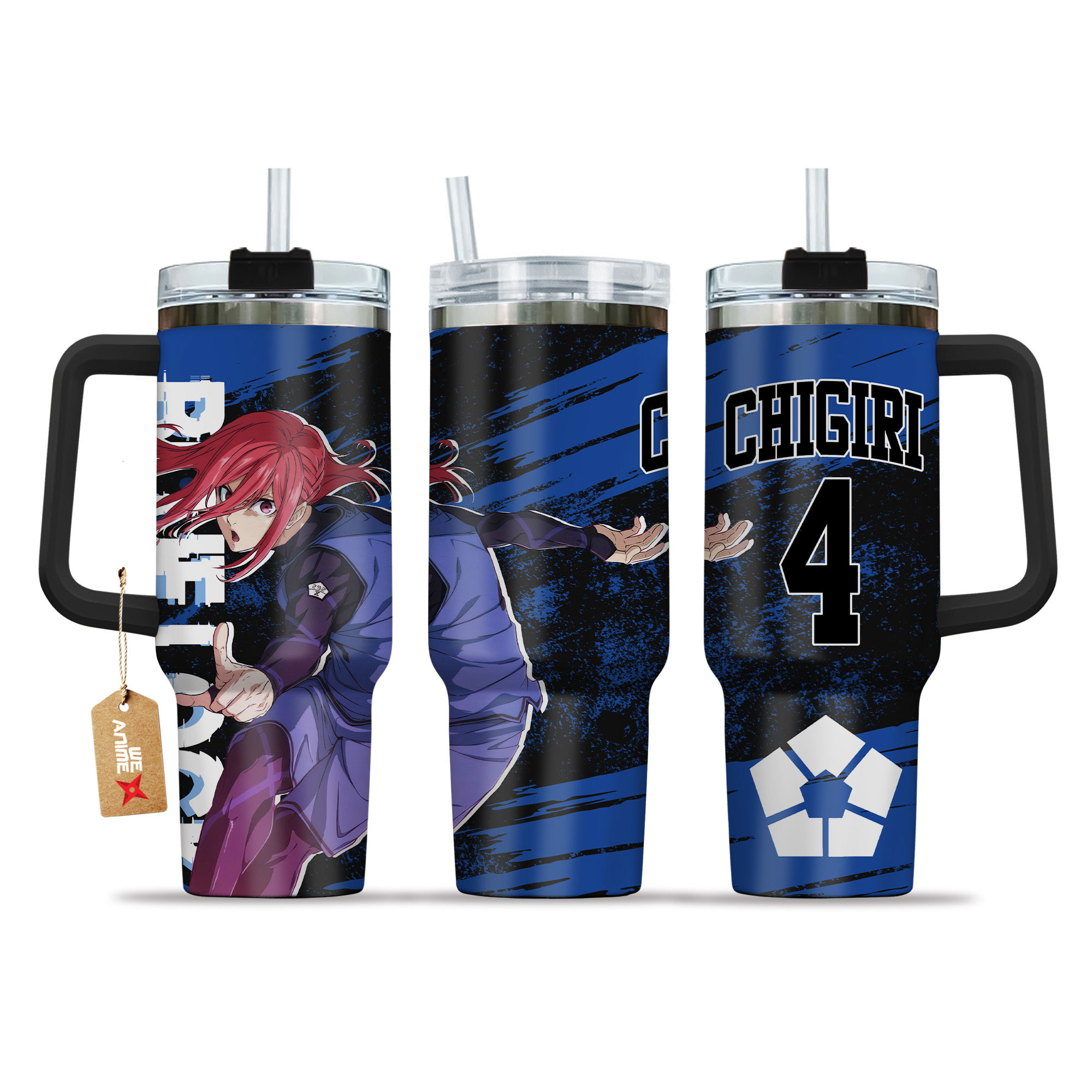 Hyoma Chigiri 4 Blue Lock Anime Custom Stanley Cup 40 oz 30 oz Tumbler With HandleTVC2301149