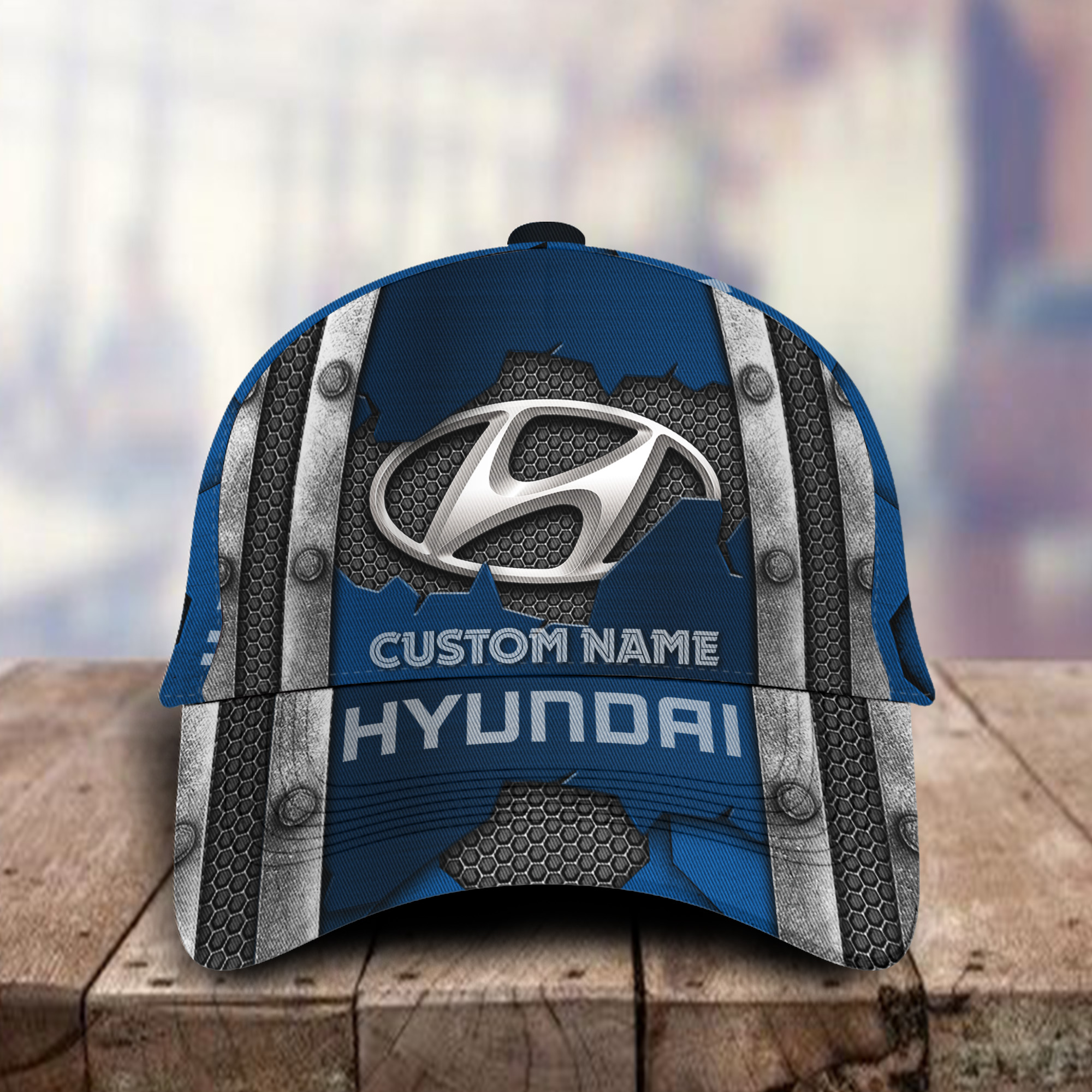 Hyundai 3D Classic Cap Custom Hat Logo Name Trucker Hats Custom Hats Gifts For Men & Women