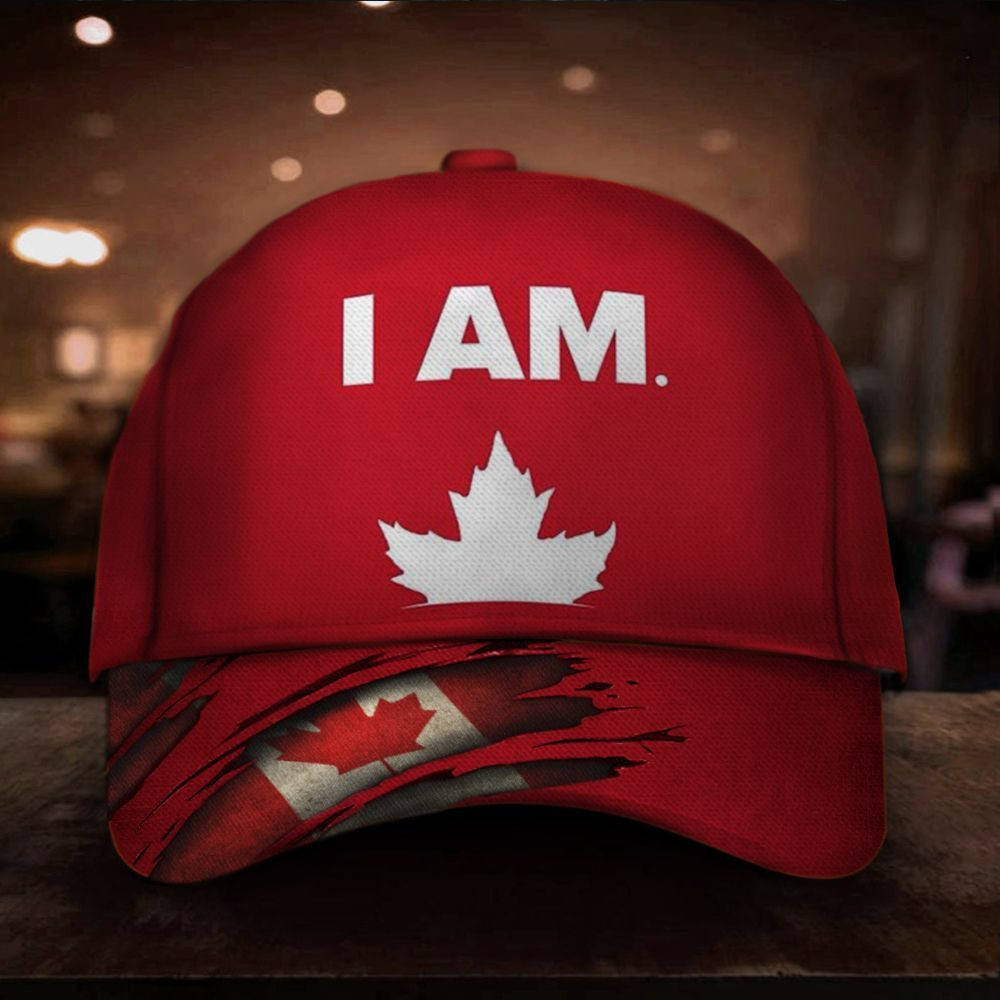 I Am Canadian Hat Patriotic Canada Flag Baseball Cap Ideas For Men Women Patriots Trucker Hats Custom Hats Gifts For Men & Women