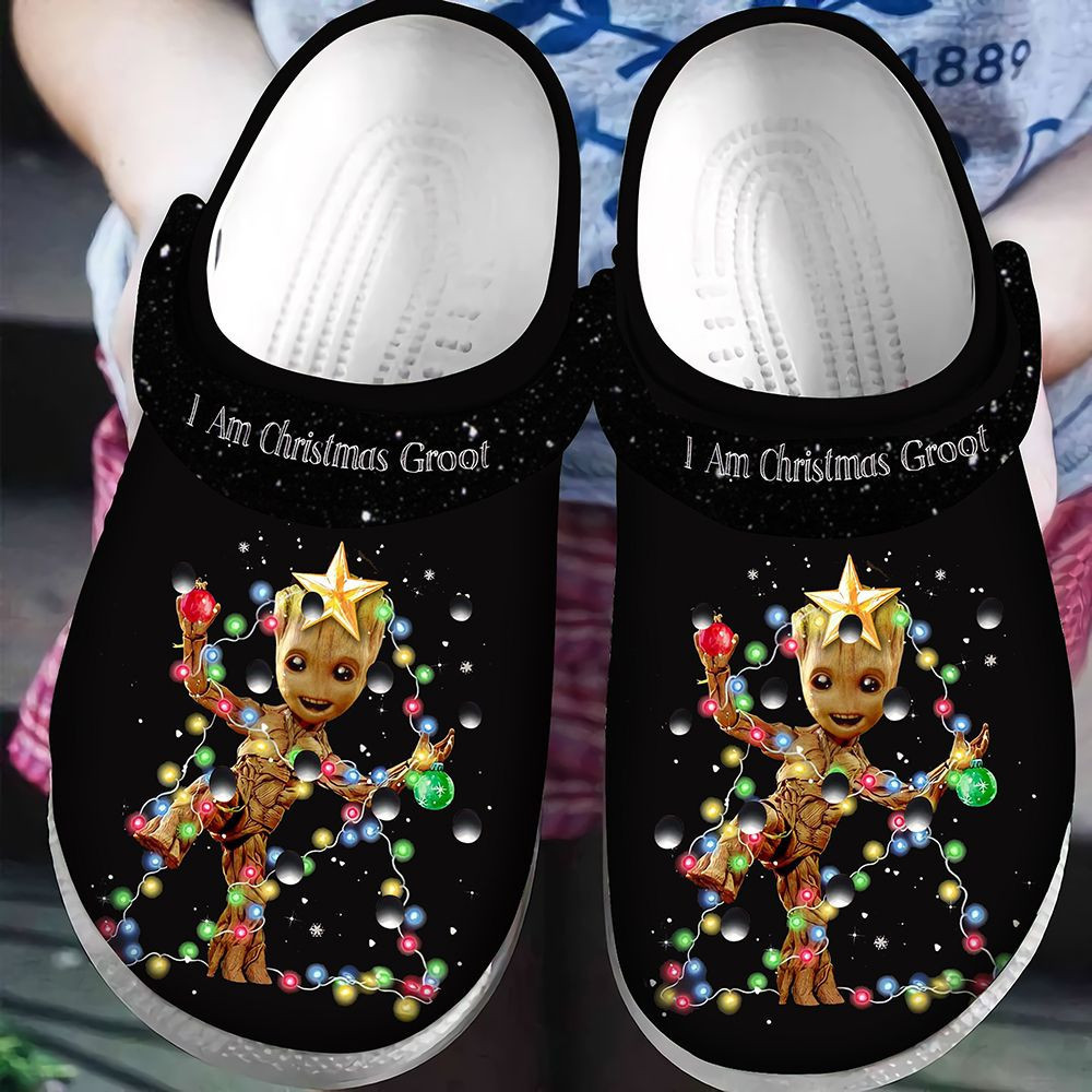 I Am Christmas Groot Classic Clogs Shoes