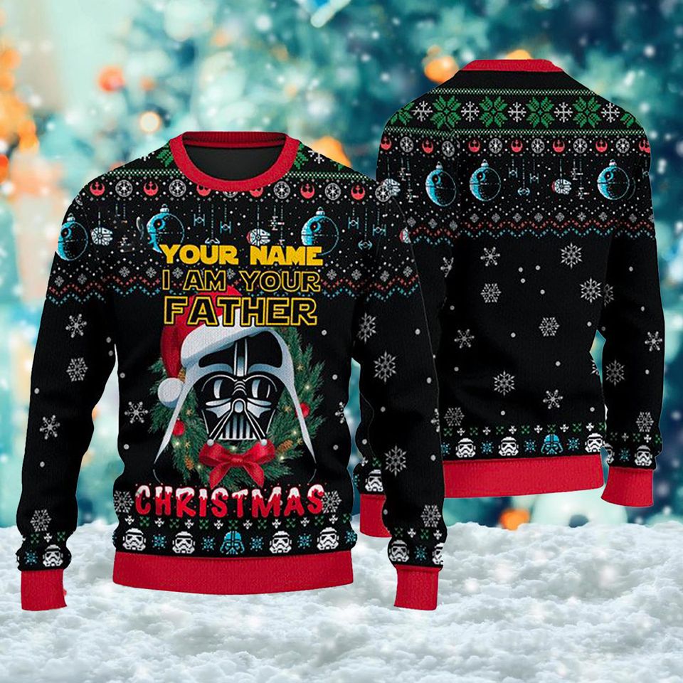 I Am Your Father 3D Sweatshirt, Horror Character Movie Xmas Shirt