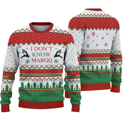 I Don't Know Margo Ugly Christmas Sweater, National Lampoon's Christmas - Image 2