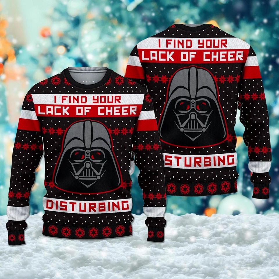 I Find Your Lack Of Cheer Disturbing Ugly Christmas Sweater