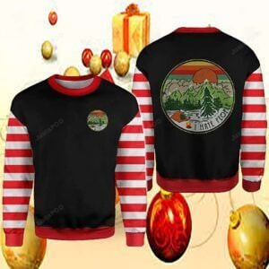 I Hate People Christmas Camping Ugly Christmas Sweater Adult 3D Funny Matching for family