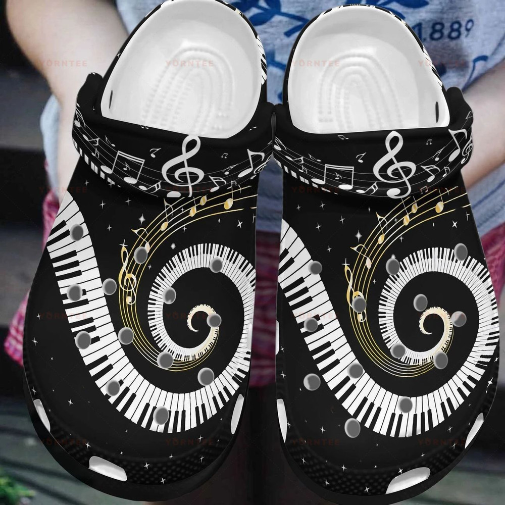 I Love Music 4 Gift For Lover Rubber clog Shoes Comfy Footwear