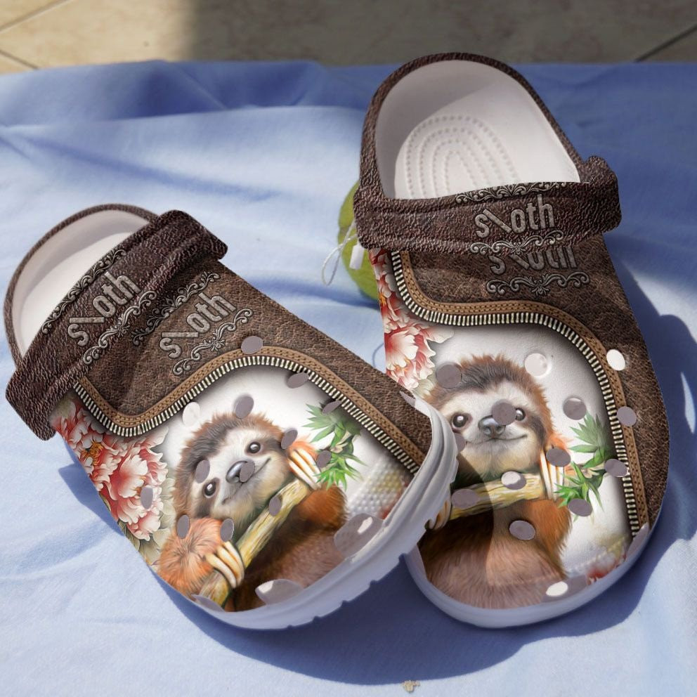 I Love Sloth Shoes Crocbland Clogs Birthday Gift For Male Female