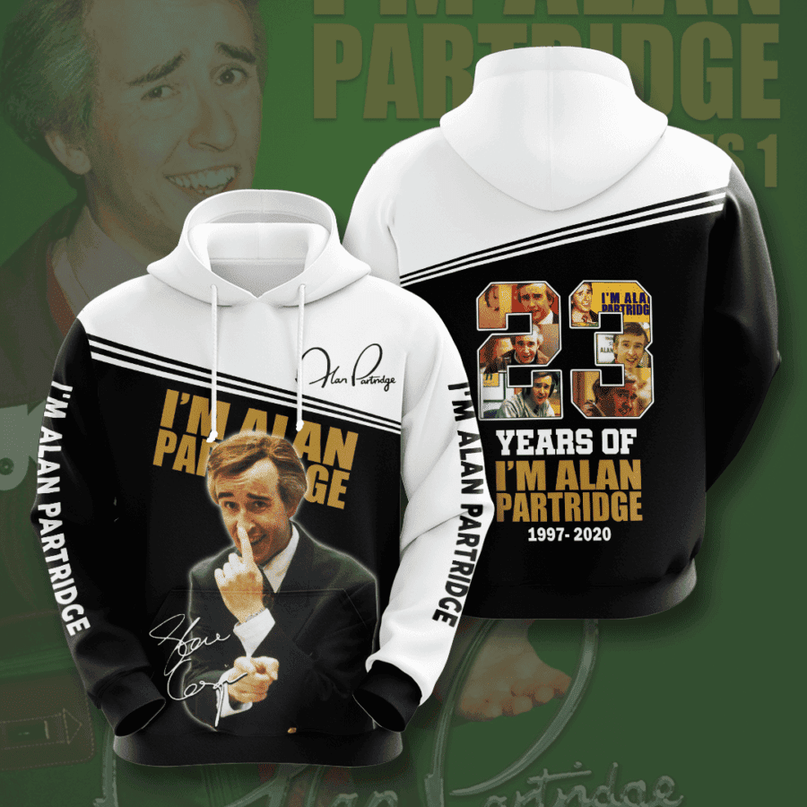 I M Alan Partridge Movie Character Anniversary 23 Years 3D All Over Print Hoodie, Zip Hoodie