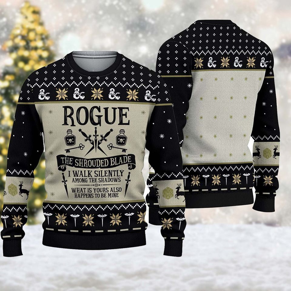 I Walk Silently Quotes 3D shirt, US Movie Ugly Christmas Sweater