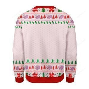 I Want A Hippopotamus For Xmas Ugly Christmas Sweater Adult 3D Funny Matching for family