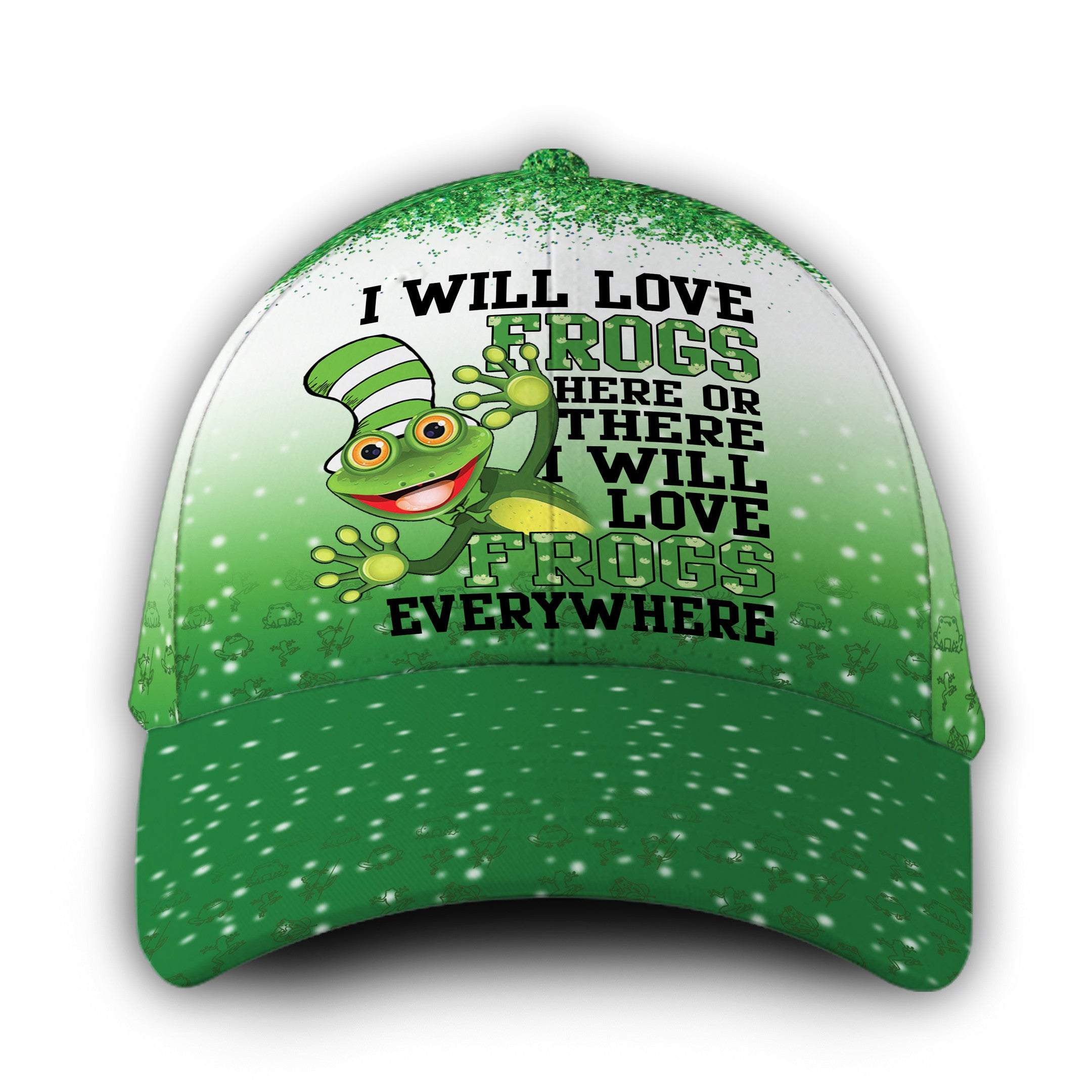 I will love Frogs Customized Hat Classic Cap Trucker Hats Custom Hats Gifts For Men & Women