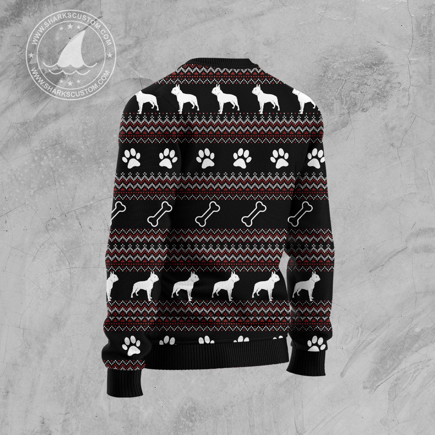 If You Don't Own One You'll Never Understand Boston Terrier Ugly Christmas Sweater - Image 2
