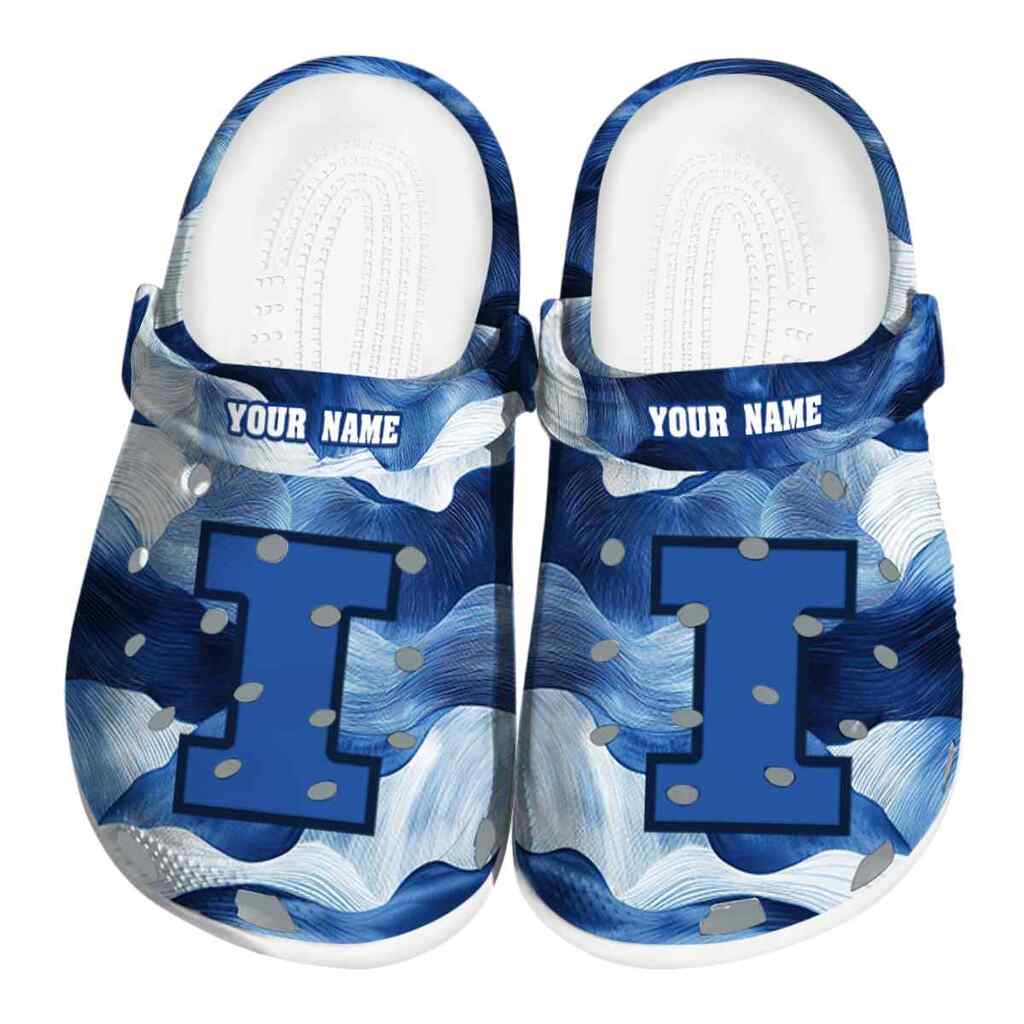 Illinois Fighting Illini Ocean Waves ClogTVC1801944