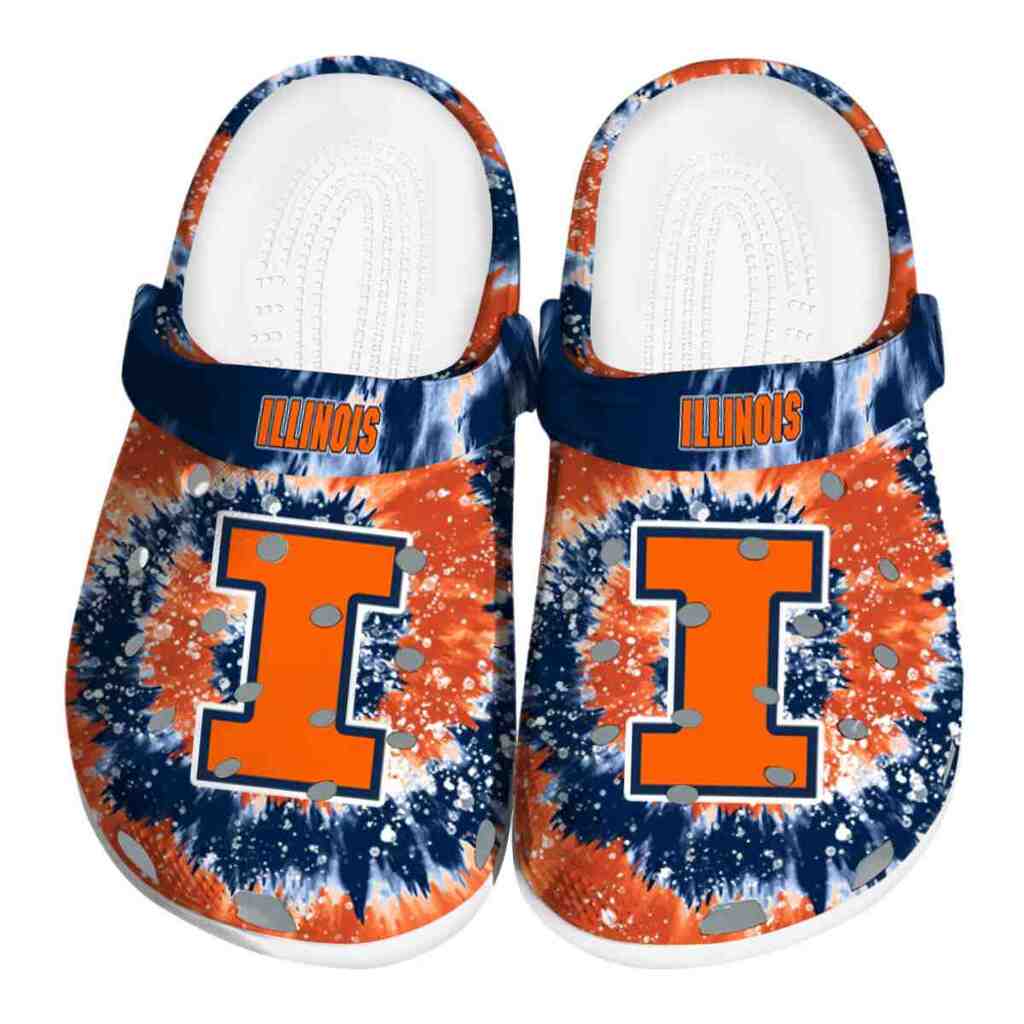 Illinois Fighting Illini Radiant Burst Effect ClogTVC1801997