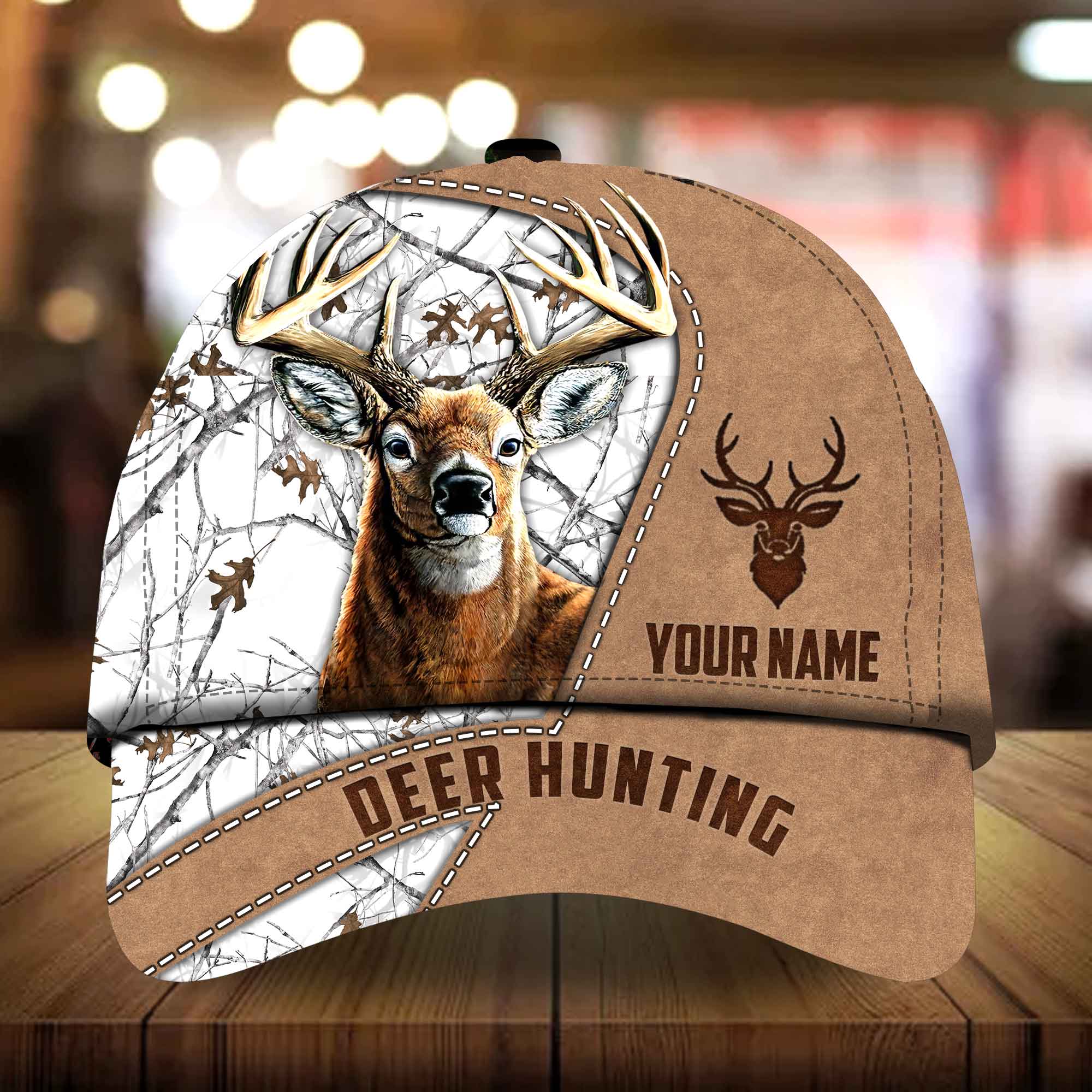Illithor Elaharice Hunting Hats 3D Multicolored Camo Personalized Trucker Hats Custom Hats Gifts For Men & Women
