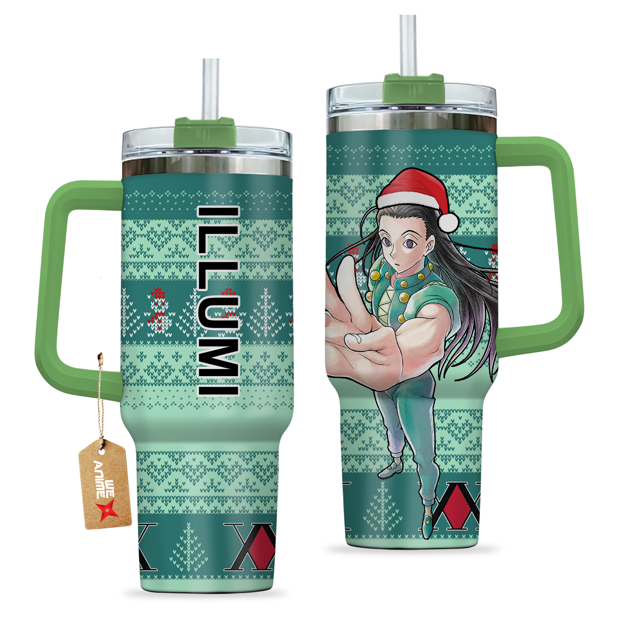 Illumi Zoldyck Hunter x Hunter Anime Custom Stanley Cup 40 oz 30 oz Tumbler With HandleTVC2301156 - Image 2