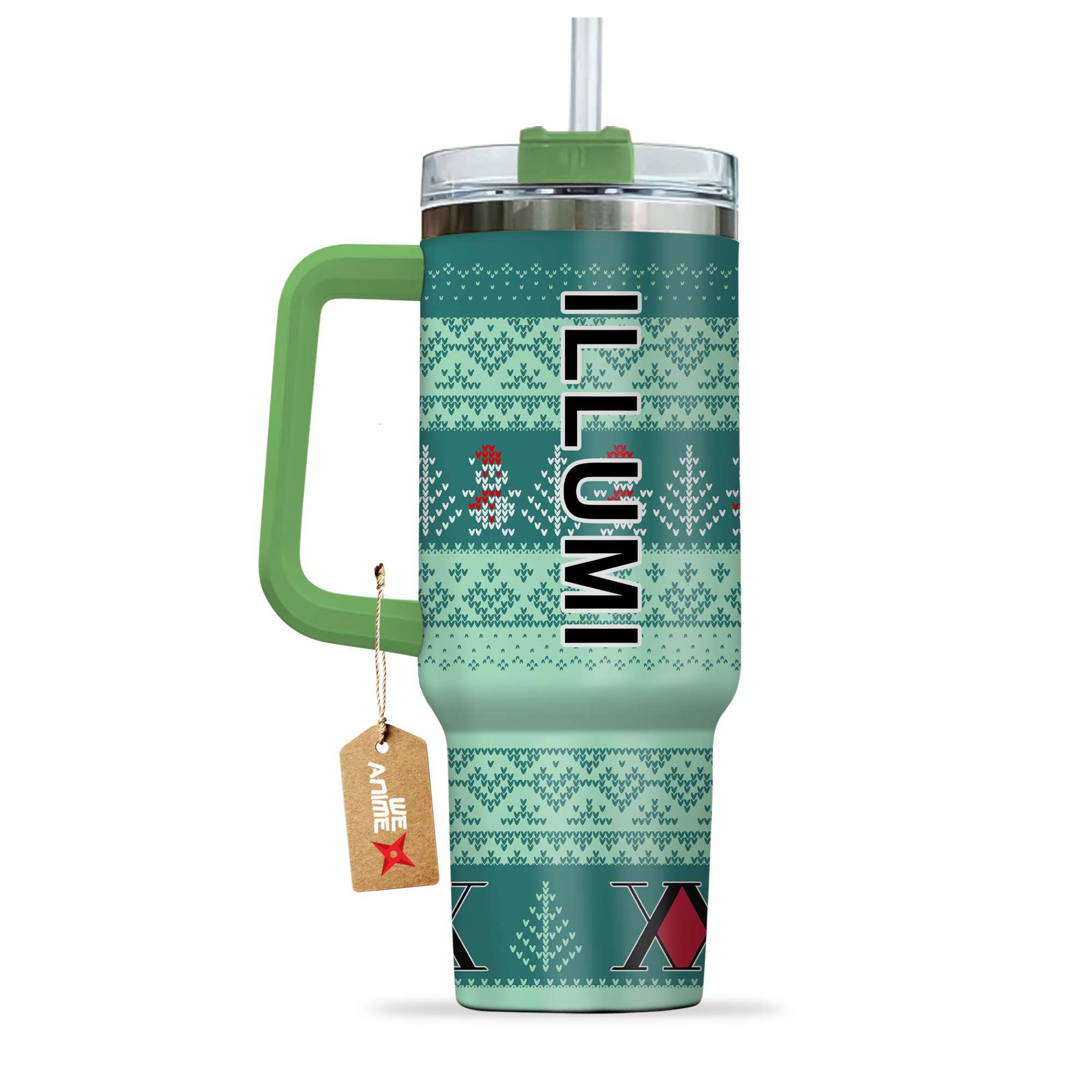 Illumi Zoldyck Hunter x Hunter Anime Custom Stanley Cup 40 oz 30 oz Tumbler With HandleTVC2301156 - Image 3