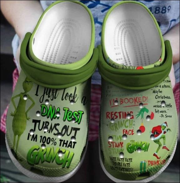 Im 100 That Grinch Christmas Classic Clogs Shoes