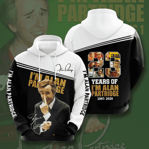 I'M Alan Partridge Movie Character Anniversary 23 Years 3D All Over Print Hoodie, Zip Hoodie