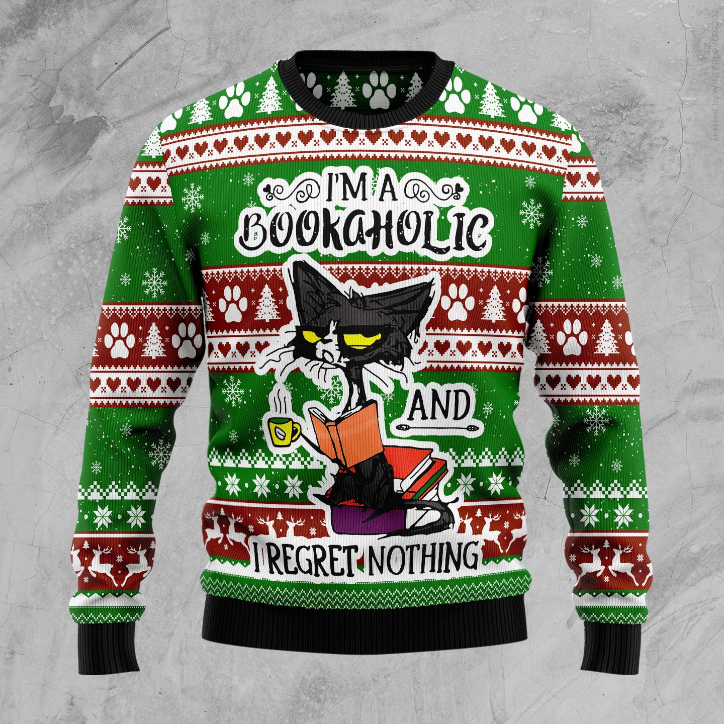 I'm Bookaholic Ugly Christmas Sweater
