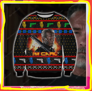 I?M Carl Ugly Christmas Sweater Adult 3D Funny Matching for family