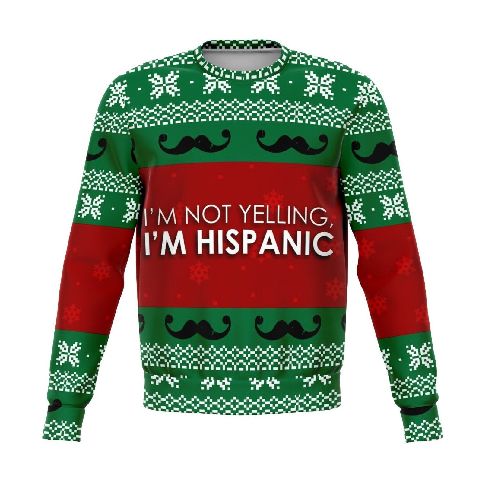 I'M Hispanic Ugly Christmas Sweater Adult 3D Funny Matching for family