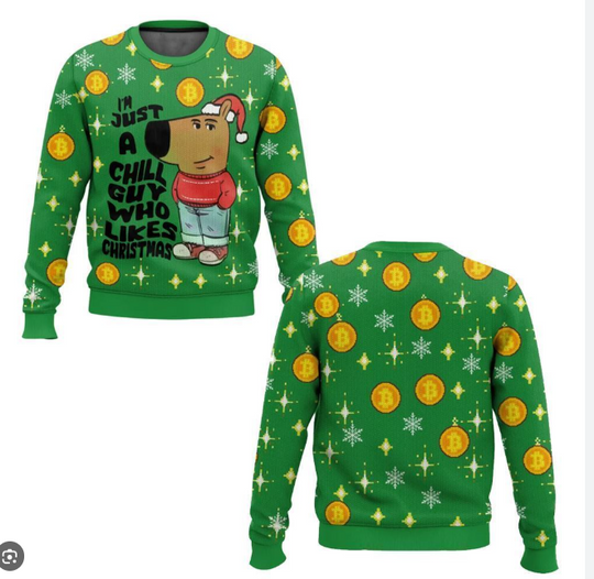 Im Just a Chill Guy Ugly Sweater - Image 2