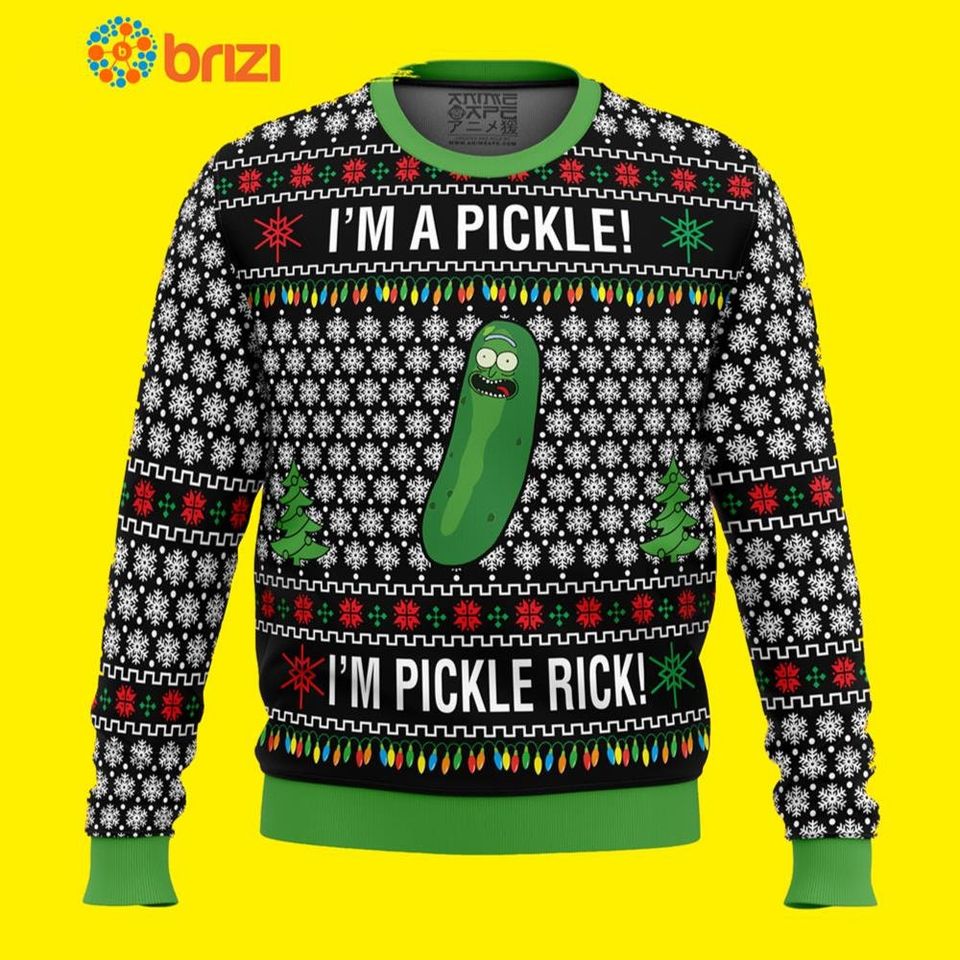 I'm Pickel Rick And Morty Ugly Christmas Sweater