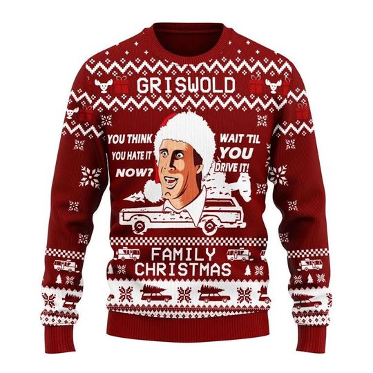 I'm Yours, No Refund - Personalized Custom Unisex Ugly Christmas Sweatshirt - Gift For Couple, Husband Wife, Anniversary, Engagement, Wedding, Marriage Gift - Image 7