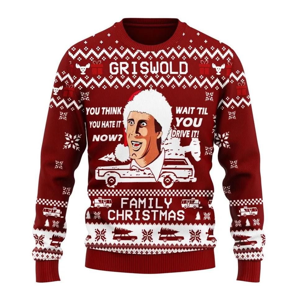 I'm Yours, No Refund - Personalized Custom Unisex Ugly Christmas Sweatshirt - Gift For Couple, Husband Wife, Anniversary, Engagement, Wedding, Marriage Gift - Image 2