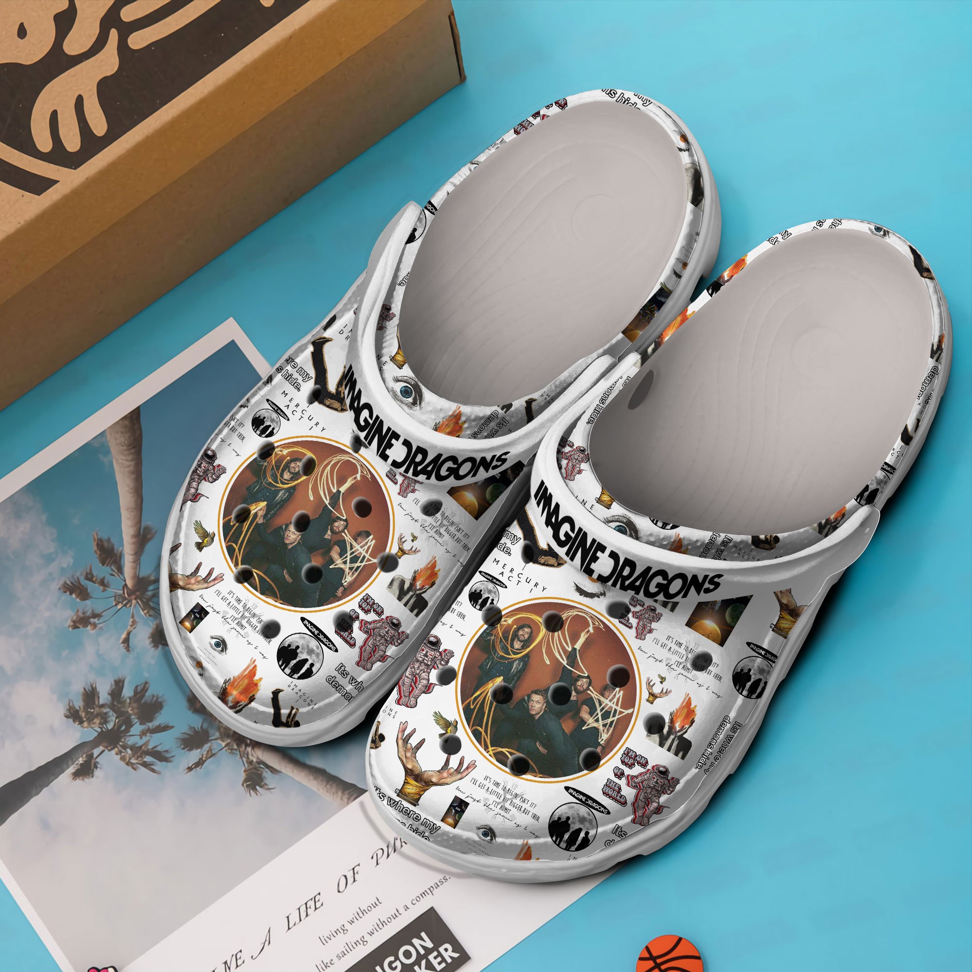 Imagine Dragons Music Crocs Crocband Clogs Shoes Comfortable For Men Women and Kids - Image 3