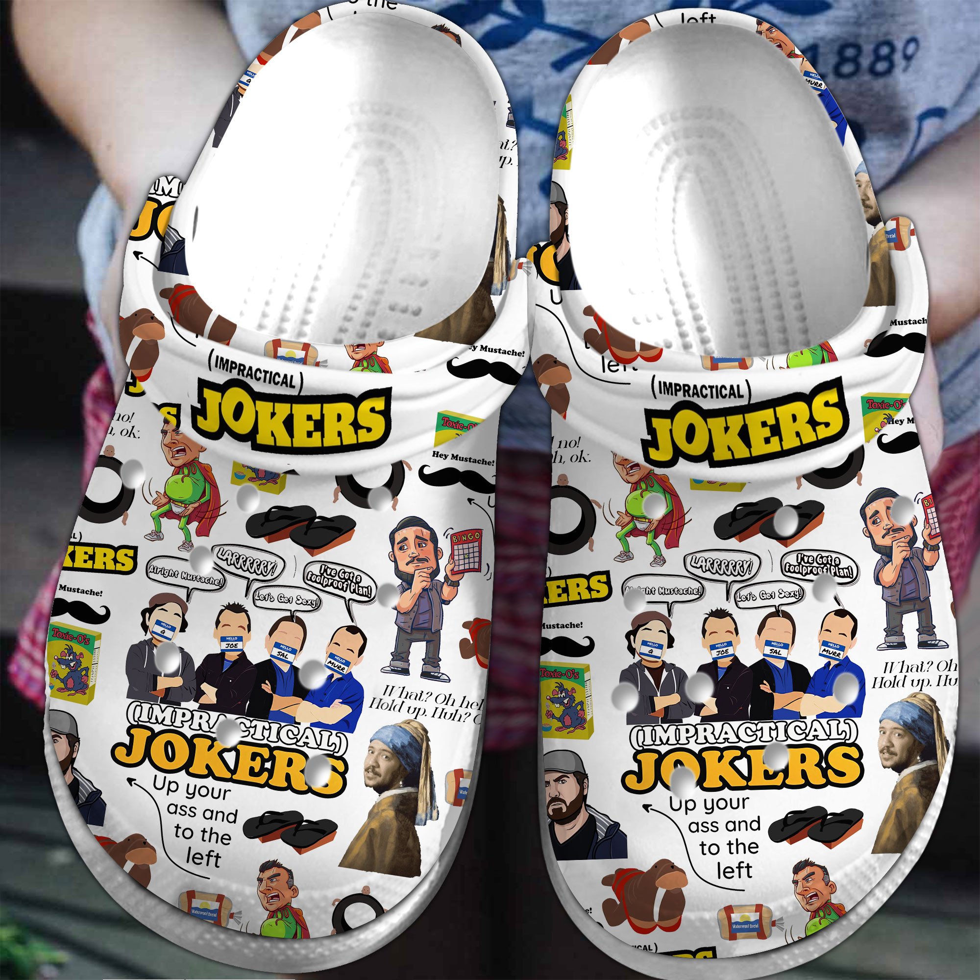 Impractical Jokers TV Series Crocs Crocband Clogs Shoes Comfortable For Men Women and Kids
