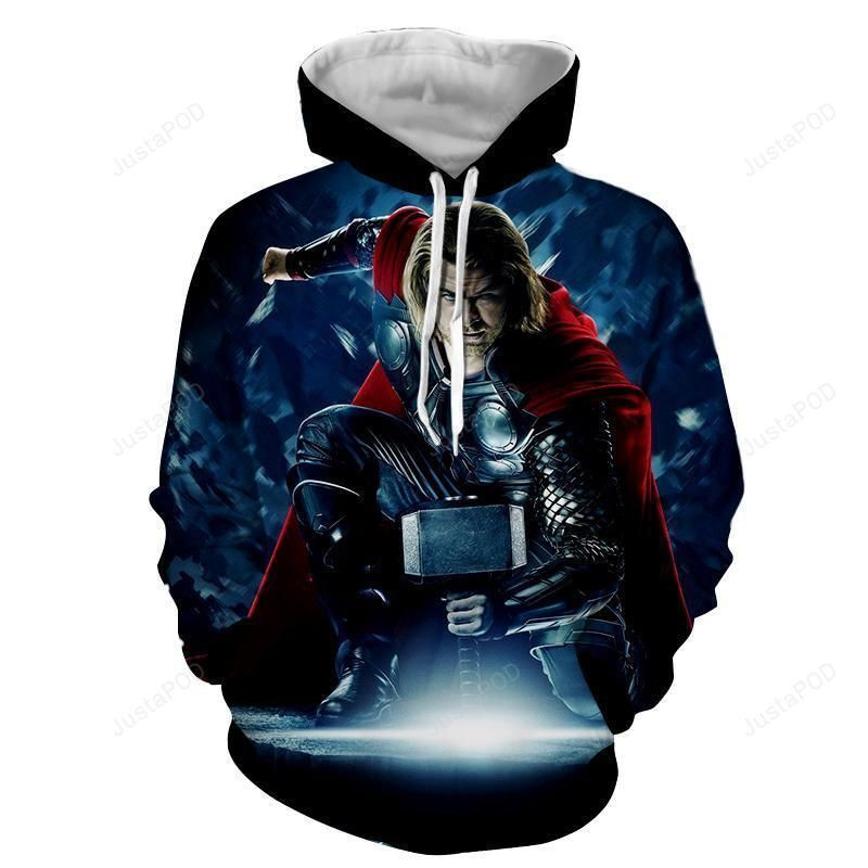 in Action 3D All Over Print Hoodie, Zip Hoodie