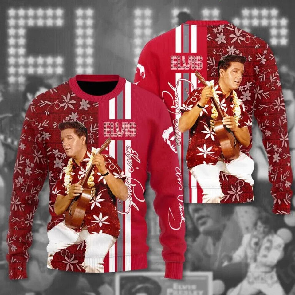 In memory of Elvis Presley Sweater, Christmas Gift