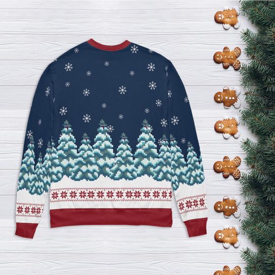 In My Christmas Era Ugly Christmas Sweater Retro Christmas Crewneck Shirt - Image 14