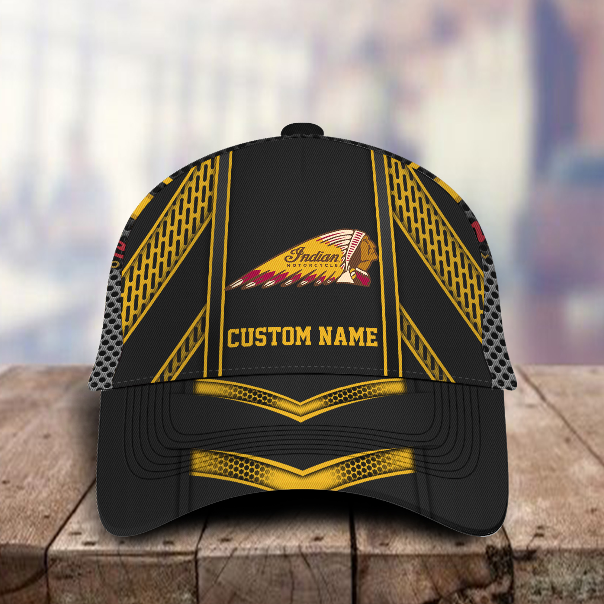 Indian 3D Classic Cap Hat Personalized Name For Men Women Trucker Hats Custom Hats Gifts For Men & Women