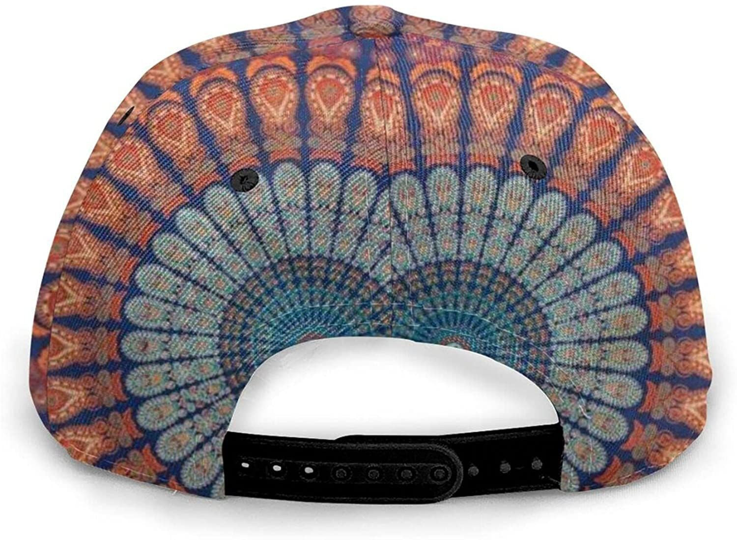 Indian Hippie Tie Dye Bohemian Mandala Fashion Unisex 3D Printed Baseball Cap Trucker Hats Trucker Hats Custom Hats Gifts For Men & Women