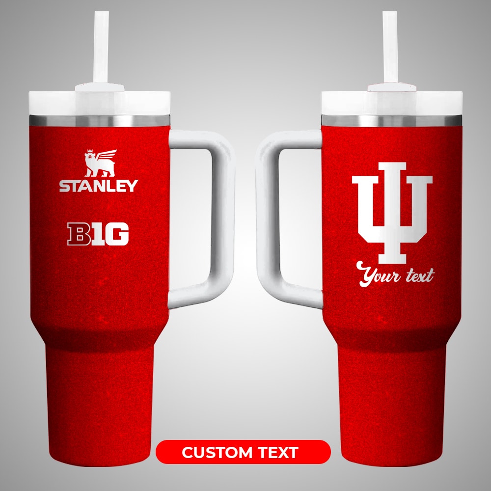 Indiana HoosiersÂ NCAA Custom Stanley Cup 40 oz 30 oz Tumbler With HandleTVC2301223