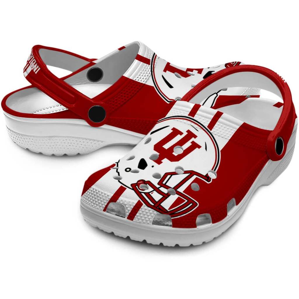 Indiana Hoosiers Helmet Stripes ClogTVC1801781 - Image 3