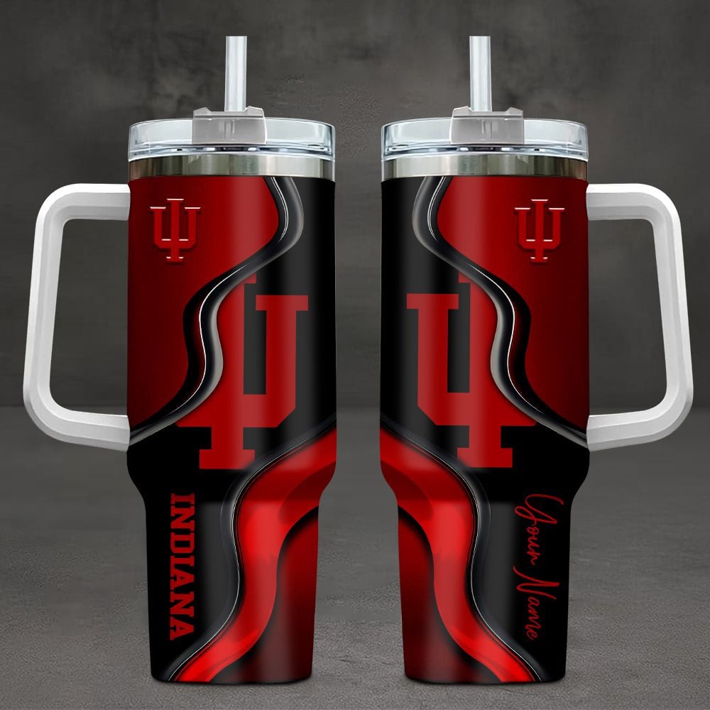 Indiana Hoosiers NCAA Custom Stanley Cup 40 oz 30 oz Tumbler With HandleTVC2301104